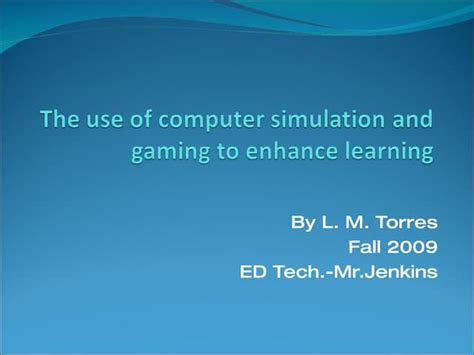 Computer Engage Simulation 的图像结果