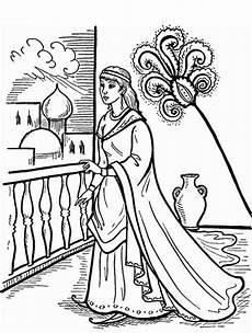 Queen Esther Bible Coloring Pages With Images Bible Free Photos