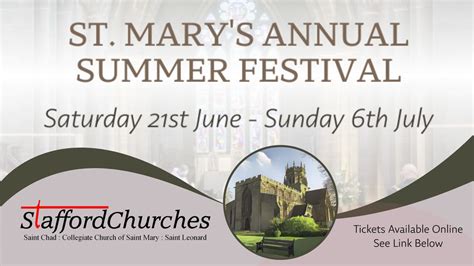 St Marys Summer Festival 2025 - Food for the Journey, St Mary's Place ...