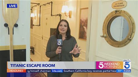 Explore a thrilling Titanic Escape Room at 60OUT – KTLA