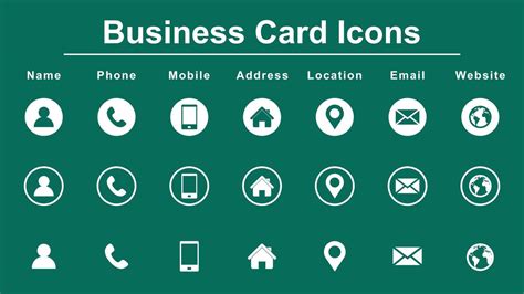 Business Card Icons TextFormat 的图像结果