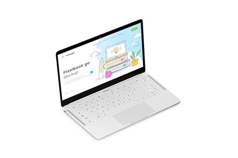 ArtStation - Laptop Mockup PixelBook Go | Artworks