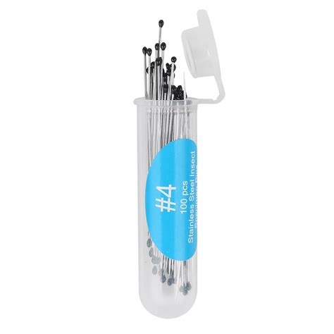 Buy 100pcs Stainless Steel Insect Pins, Size #4 for Entomology ...