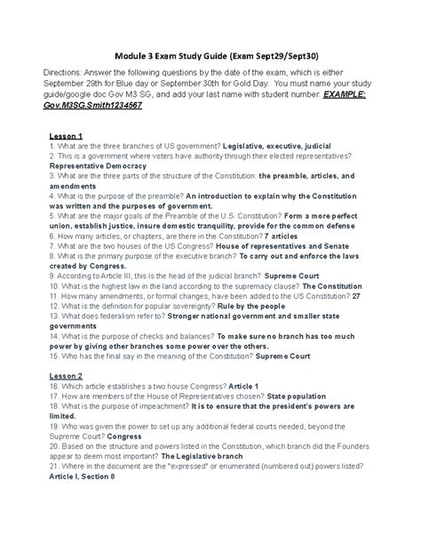 Image result for Module 3 Study Guide