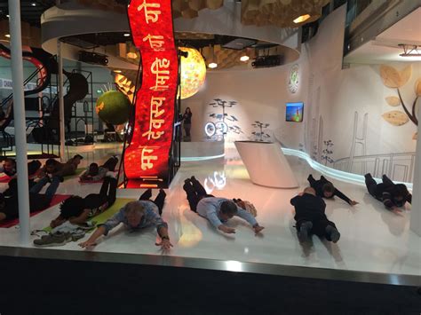 Yoga session a hit among visitors at UN climate change conference ...