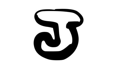 Bubble Letters Graffiti J
