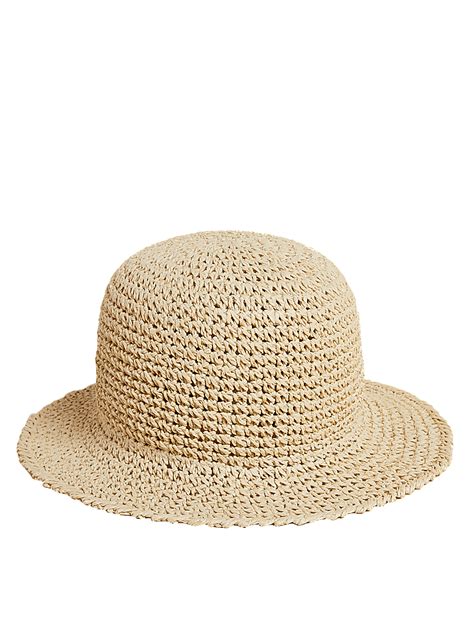 Buy Crochet Bucket Hat at Marks & Spencer