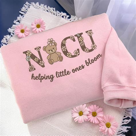 Neonatal Intensive Care Unit Nurse Shirt, Embroidered Nicu Nurse ...