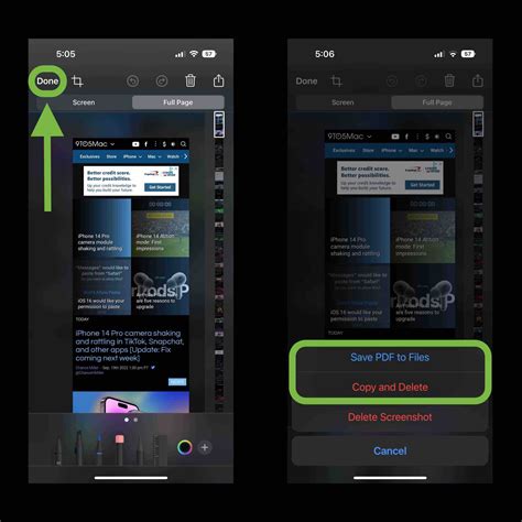 Screenshot on iPhone 14: Take regular and scrolling - 9to5Mac