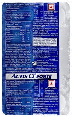 Actis C2 Forte Tablet 10 - Uses, Side Effects, Dosage, Price | Truemeds