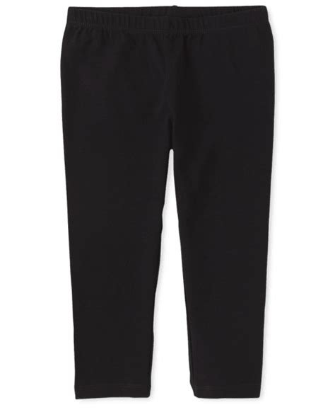 Shop Girls Black School Uniform Leggings | The Children's Place