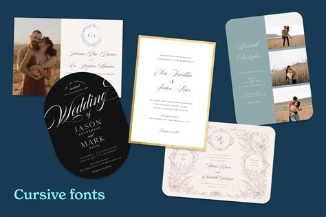 Best wedding invitation fonts in word | Honestweddingadvice.com