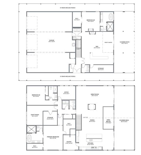 BARNDOMINIUM Floor Plan | Mountain Collection | Lexar Homes