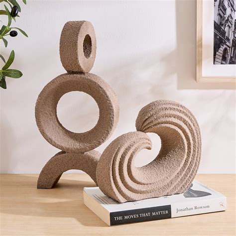 Buy Dew Polyresin Fluid Arc Table Accent from Home Centre at just INR ...