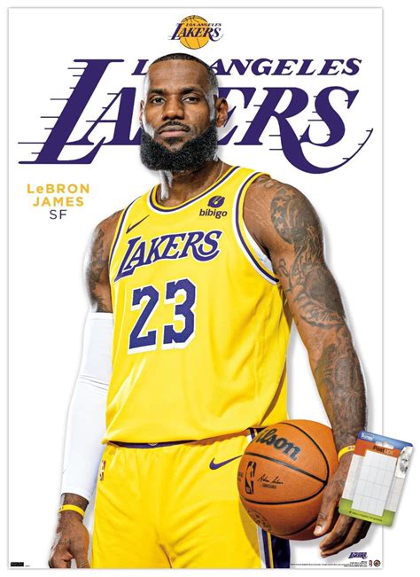 Amazon.com: Trends International NBA Los Angeles Lakers - LeBron James ...