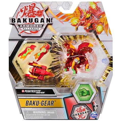 Buy Bakugan Ultra, Pegatrix with Transforming Baku-Gear, Armored ...