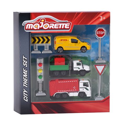 Buy Majorette - City Die-Cast 7 Piece Playset, 1:64 Scale Online at ...