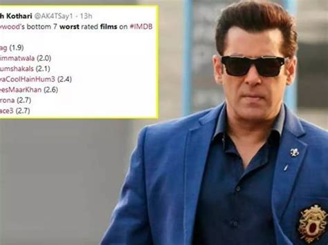 Salman Khan's Race 3 Made It To The List Of World's Lowest Rated Movies ...