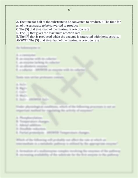 SOLUTION: Bio432 acs practice exam and actual 2024 23 - Studypool