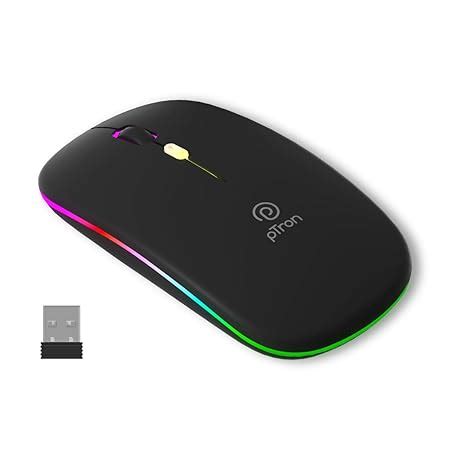 Amazon.in: Buy pTron Flick M1 Slim Wireless Mouse w/Rechargeable ...