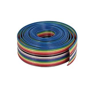 Multicolor 10 Core Ribbon Wire -1 Meter : Amazon.in: Home Improvement