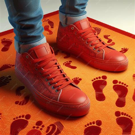 Premium Photo | Shoes stepping on paint