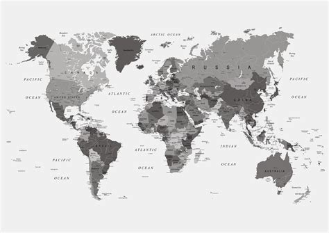 Gray World Map Wallpapers - Top Free Gray World Map Backgrounds - WallpaperAccess