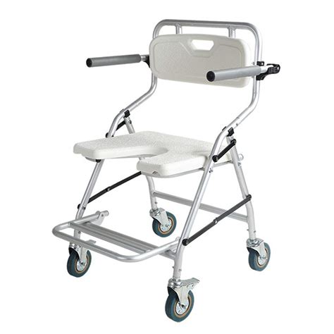 Buy Commode Non-Slip Bath Bench Shower Wheelchair Folding Shower Stool ...