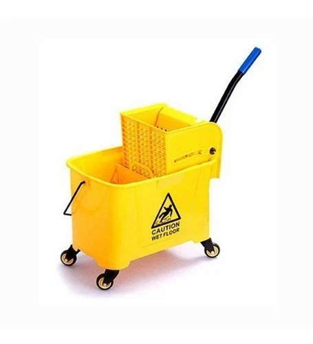 Mop Wringers & Trolleys - Mop Wringer Trolley With Pushing Handle ...