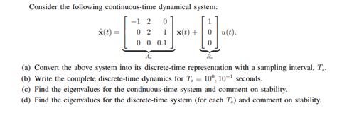 Image result for Continuous-Time Dynamical Systems Examples