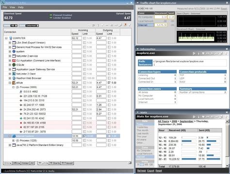 NetLimiter 2 Lite Main Window - Locktime Software s.r.o. - NetLimiter 2 ...