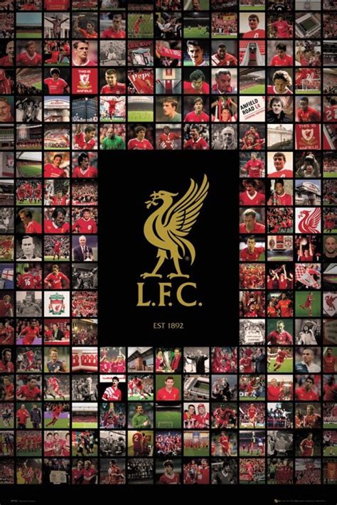 Buy AthahDesigns Paper Liverpool Compilation Official Wall Poster ...