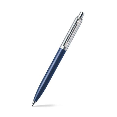 Sheaffer Ballpoint Pen 321 Sentinel Blue with Chrome Trim | Premium ...
