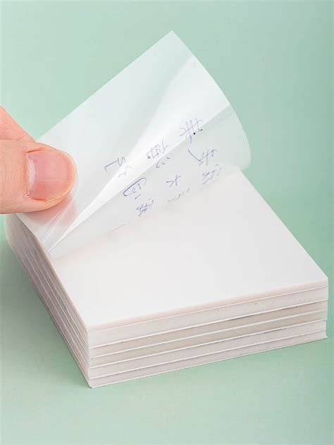 Papel adhesivo Memo transparente, suministros escolares de oficina | Moda de Mujer | Transparent ...