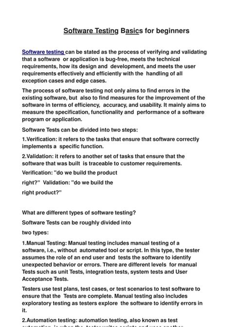 Image result for Software Testing Basics for Beginners