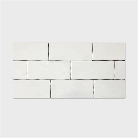 Handmade Look White Matt Tile 75x150 | My Tile Market