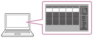 CCB-WD1 | Help Guide | Operating the camera from the computer