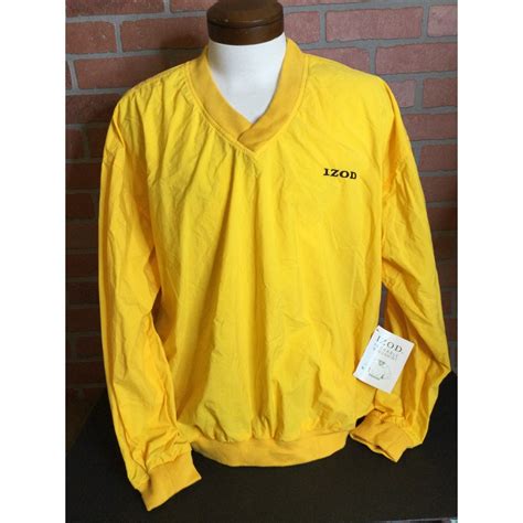 NWT Izod Men's Golf Windbreaker Packable Windshirt Jacket Pullover ...
