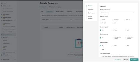 How to set up and manage samples