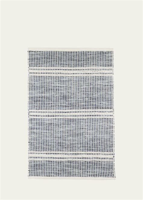 Annie Selke Malta Blue Handwoven Rug, 6' x 9' - Bergdorf Goodman