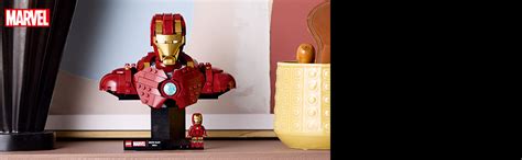 LEGO ǀ Marvel Iron Man MK4 Bust, Buildable Model for Adults with ...