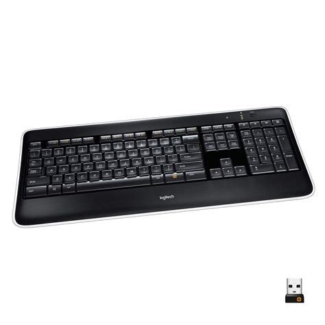 Amazon.in: Buy Logitech Wireless Illuminated Keyboard K800 - AP - Black ...