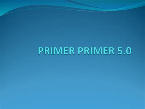 primerprimer5使用教程 - 百度文库