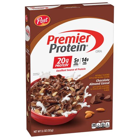 Premier Protein® Chocolate Almond Cereal | Post