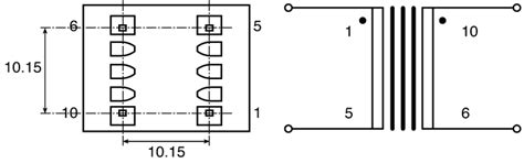 Z1656 OEP | OEP Through Hole Pulse Transformer, 12 h Prim. Inductance ...