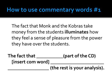 Image result for Commenting Words