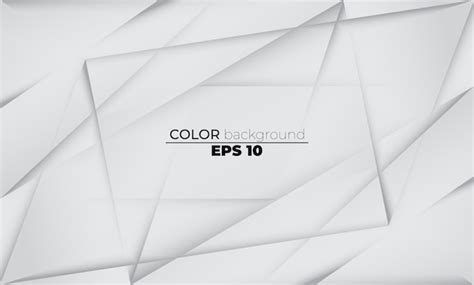 Abstrakcyjne geometryczne białe i szare tło Visual Supply Company tło ...