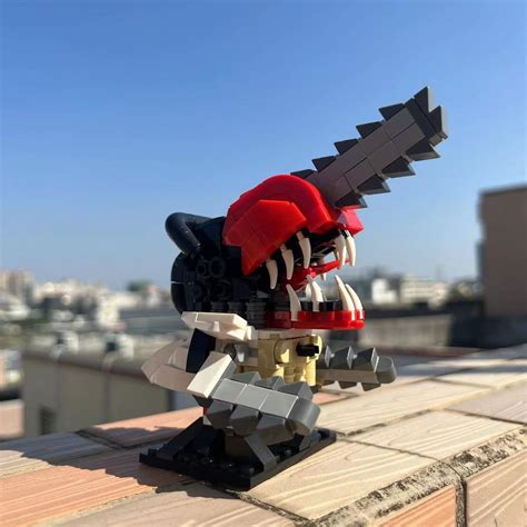 Small Mecha Chainsaw Man MOC Building Block Merchandise Compatible with ...
