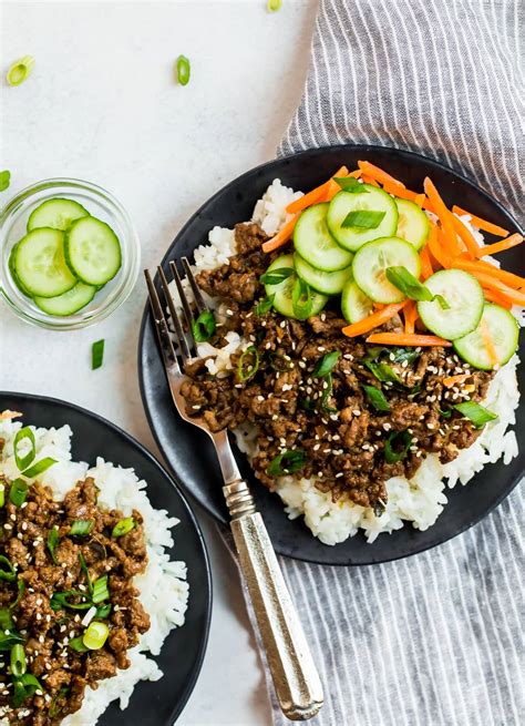 KOREAN GROUND BEEF BOWLS – BeautyPg