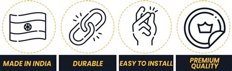 CAR SAAZ Exterior Chrome Accessories Combo Kit Compatible with Nexon ...